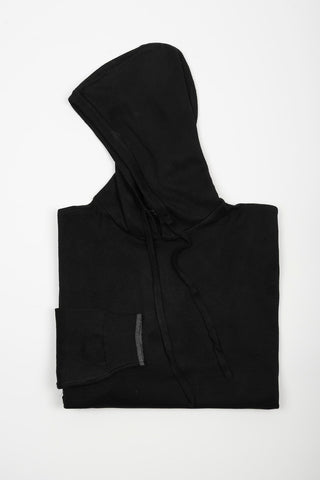 SUDADERA HAMAKI NEGRO CAPUCHA