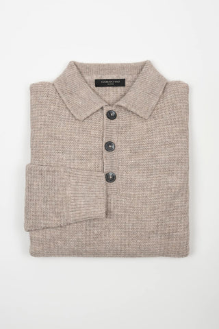 JERSEY BOTONES PUNTO HAMAKI BEIGE