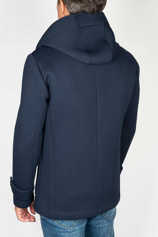 CHAQUETON HOMBRE AZUL CAPUCHA