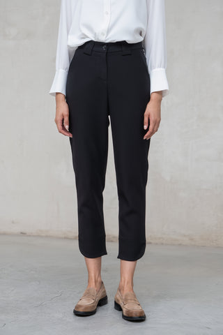 PANTALÓN VICO SEMIRECOT BAJO ABIERTO NEGRO