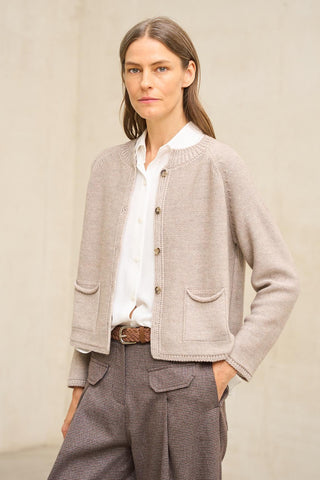 Dune mink cardigan