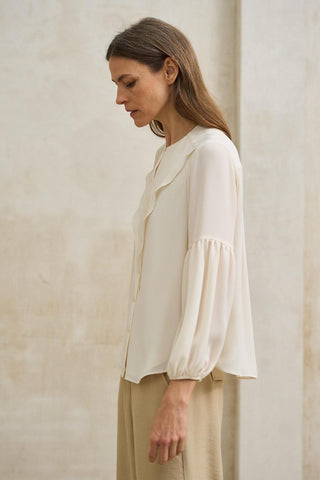 Mireya blouse in ecru