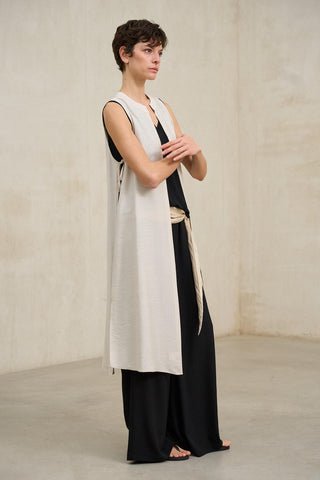 Chaleco Mireth crudo