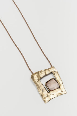 Lafon Brass Necklace