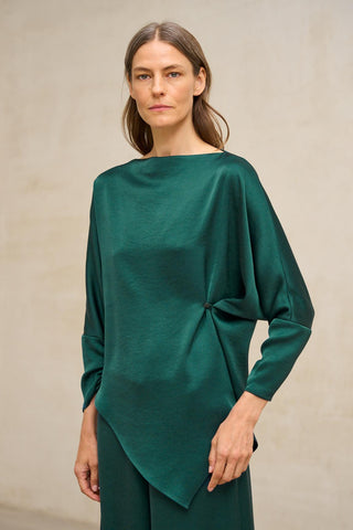 Blusa Leia verde esmeralda