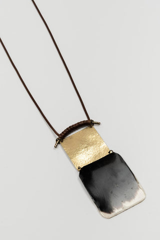 Seiva Brass Bone Necklace