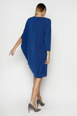 Vestido Evolú azul Royal