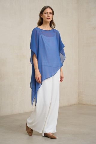 Ilara blue blouse
