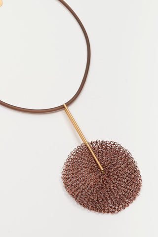 Beltrio Copper Mesh Necklace FL Private Collection