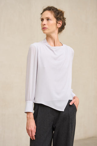 Blusa Fabia gris claro
