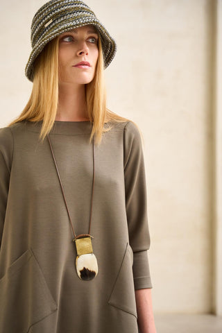 Seiva Brass Bone Necklace