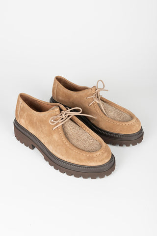 Zapato Teo ante camel
