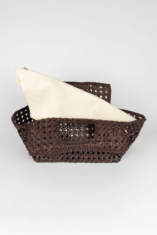 Bolso Saelis cuero marrón