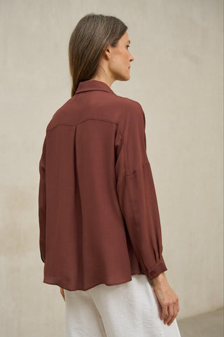 Camisa Arlen marrón