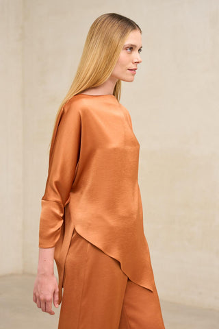 Blusa Leia telha