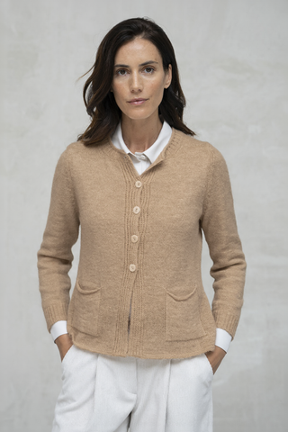 Cárdigan Sofi camel