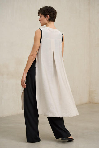 Chaleco Mireth crudo