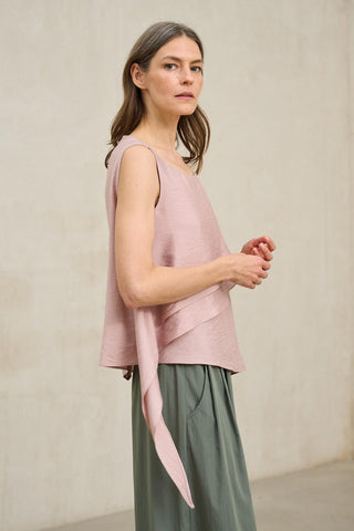 Alma blouse, dusty rose