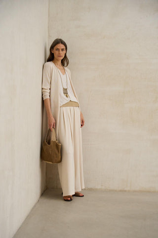 Chaqueta punto Avelin crudo