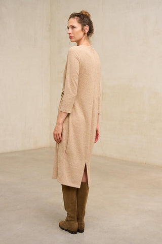 Vestido Belurena bege