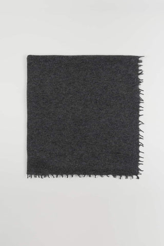 Fular Vairela gris oscuro de cachemira