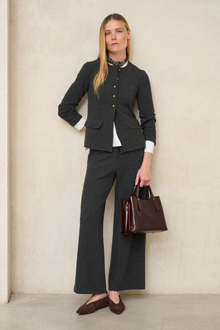 Nerea charcoal gray trousers