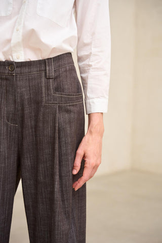 Baru brown denim pants