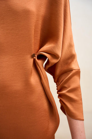 Blusa Leia telha