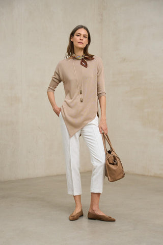 Élinor sand knitted sweater