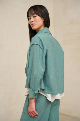 Camisa Brisa turquesa