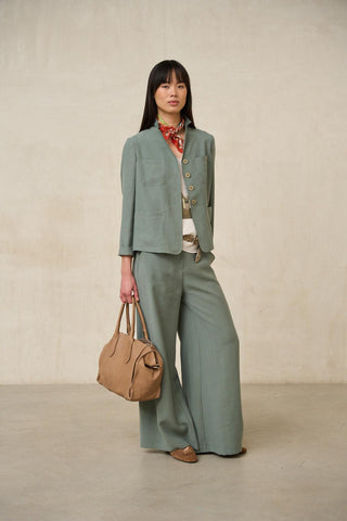 Chaqueta Alva verde salvia