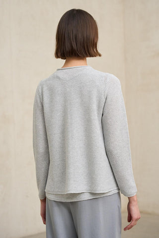 Chaqueta de punto Lierne gris claro