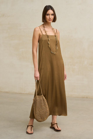 Vestido de camel Odine