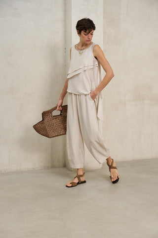 Pantalón Éldan crudo