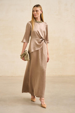 Vestido Galdoria dourado