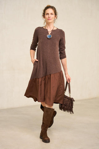 Esmuria Brown Dress