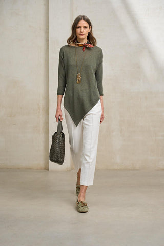 Jersey de punto Élinor verde