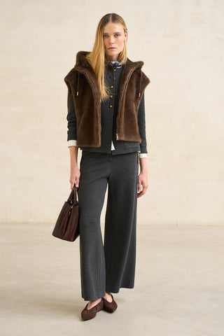 Nerea charcoal gray trousers