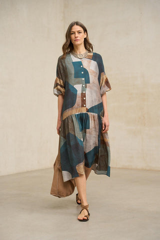 Elvina printed dress