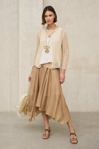 Nadeya Camel Skirt