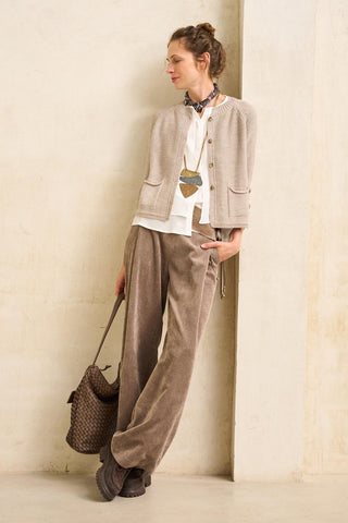 Dune mink cardigan