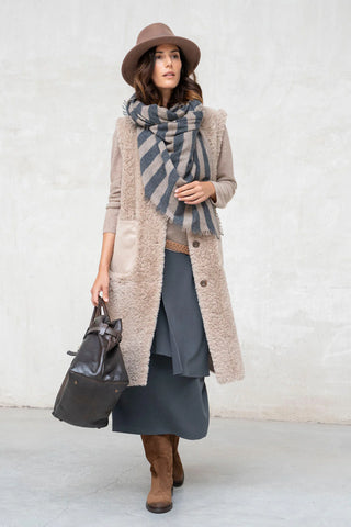 Chaleco reversible Laina arena