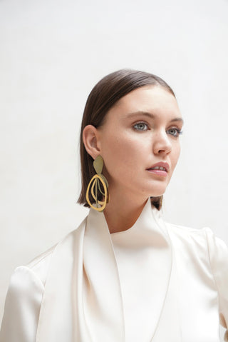 Pendientes FL Private Collection cìrculos plata