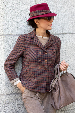 Sombrero Verona burdeos | Rivera x Alexia Álvarez de Toledo