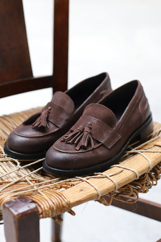 Vicali brown moccasin